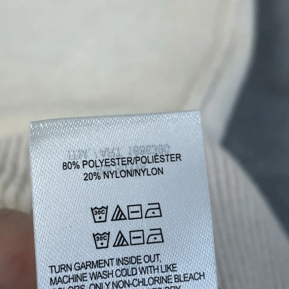 Lucky Brand Women's XXL Pullover V-Neck Sweater Natural H0395 - Picture 6 of 8